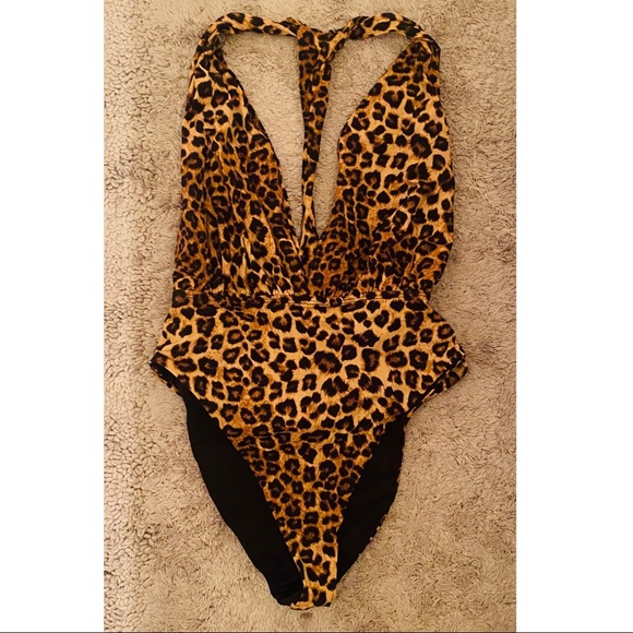 good american leopard swimsuit